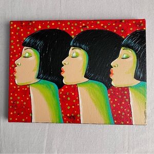 Artwork on canvas contemporary wall art by Barbara Garrett